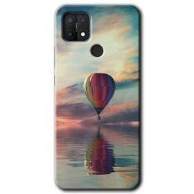 Oppo A15S Dalga Baskılı Uyumlu Silikon Kılıf