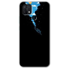 Oppo A15S Derinlere Yolculuk Baskılı Uyumlu Silikon Kılıf
