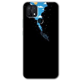 Oppo A15S Derinlere Yolculuk Baskılı Uyumlu Silikon Kılıf
