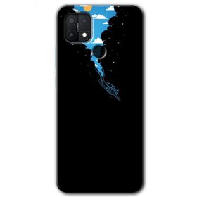Oppo A15S Derinlere Yolculuk Baskılı Uyumlu Silikon Kılıf