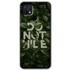 Oppo A15S Do Not Hide Baskılı Uyumlu Silikon Kılıf