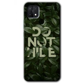 Oppo A15S Do Not Hide Baskılı Uyumlu Silikon Kılıf