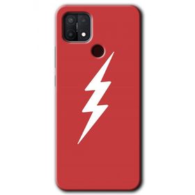 Oppo A15S Flash Logo Baskılı Uyumlu Silikon Kılıf