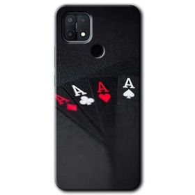 Oppo A15S Full As Baskılı Uyumlu Silikon Kılıf