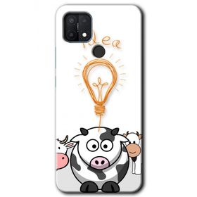 Oppo A15S İdea Lamp Baskılı Uyumlu Silikon Kılıf
