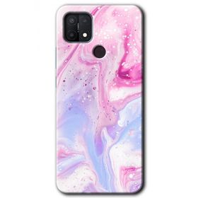 Oppo A15S Kabarmış Leke Baskılı Uyumlu Silikon Kılıf
