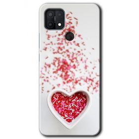 Oppo A15S Kalpli Şekerleme Baskılı Uyumlu Silikon Kılıf