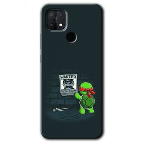 Oppo A15S Kaplumbağa Avcısı Baskılı Uyumlu Silikon Kılıf