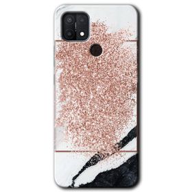Oppo A15S Kara Kedi Baskılı Uyumlu Silikon Kılıf