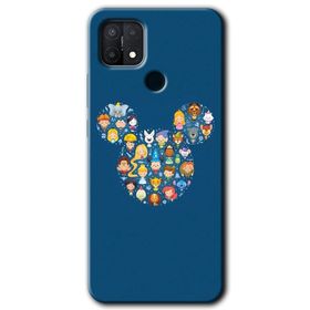 Oppo A15S Kara Kedi Baskılı Uyumlu Silikon Kılıf