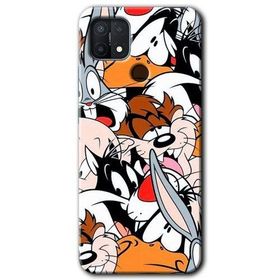 Oppo A15S Karakterler Baskılı Uyumlu Silikon Kılıf