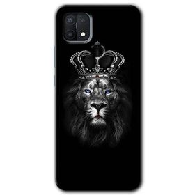 Oppo A15S King Lion Baskılı Uyumlu Silikon Kılıf