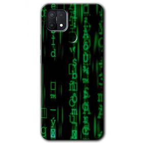Oppo A15S Matrix Baskılı Uyumlu Silikon Kılıf