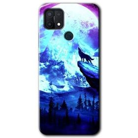 Oppo A15S Mega Kurt Baskılı Uyumlu Silikon Kılıf