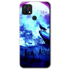 Oppo A15S Mega Kurt Baskılı Uyumlu Silikon Kılıf