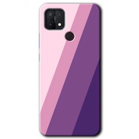 Oppo A15S Oblique Baskılı Uyumlu Silikon Kılıf