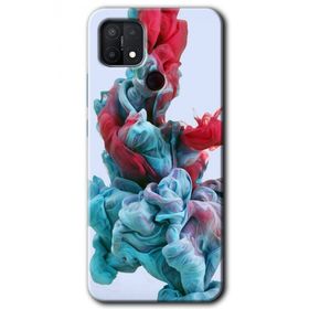 Oppo A15S Renkli Karışım Baskılı Uyumlu Silikon Kılıf