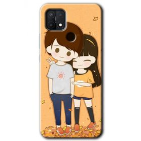 Oppo A15S Şıpsevdi Çift Baskılı Uyumlu Silikon Kılıf