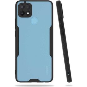 Oppo A15s Siyah Kılıf Zırhlı Standlı Mıknatıslı Tank Kapak