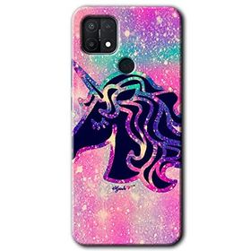 Oppo A15S Unicorn Kristal Baskılı Uyumlu Silikon Kılıf