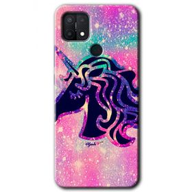 Oppo A15S Unicorn Kristal Baskılı Uyumlu Silikon Kılıf