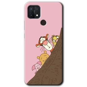 Oppo A15S Winnie the Pooh Baskılı Uyumlu Silikon Kılıf