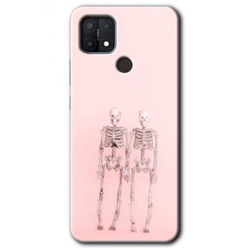 Oppo A15S Yaşayan Çift Baskılı Uyumlu Silikon Kılıf
