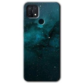 Oppo A15S Yıldızlararası Baskılı Uyumlu Silikon Kılıf