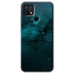 Oppo A15S Yıldızlararası Baskılı Uyumlu Silikon Kılıf