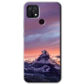 Oppo A15S Zirve Baskılı Uyumlu Silikon Kılıf