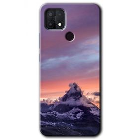 Oppo A15S Zirve Baskılı Uyumlu Silikon Kılıf