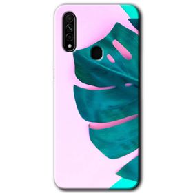 Oppo A31 3D Yaprak Baskılı Uyumlu Silikon Kılıf