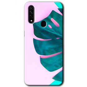 Oppo A31 3D Yaprak Baskılı Uyumlu Silikon Kılıf