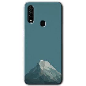 Oppo A31 Alone Mountain Baskılı Uyumlu Silikon Kılıf