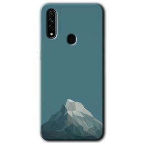 Oppo A31 Alone Mountain Baskılı Uyumlu Silikon Kılıf