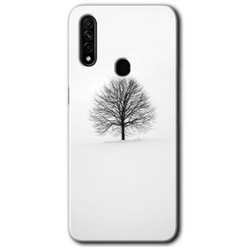 Oppo A31 Alone Tree Baskılı Uyumlu Silikon Kılıf