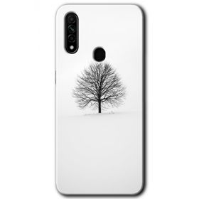 Oppo A31 Alone Tree Baskılı Uyumlu Silikon Kılıf