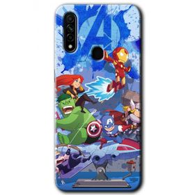 Oppo A31 Avengers Cartoon Baskılı Uyumlu Silikon Kılıf