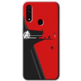 Oppo A31 Avengers Tower Baskılı Uyumlu Silikon Kılıf