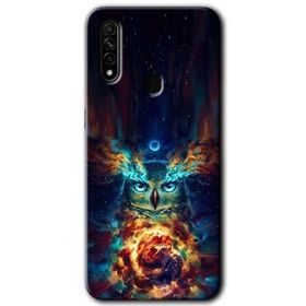 Oppo A31 Ballı Baykuş Baskılı Uyumlu Silikon Kılıf