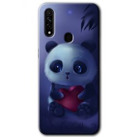 Oppo A31 Bebek Panda Baskılı Uyumlu Silikon Kılıf