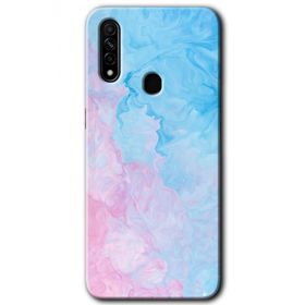 Oppo A31 Blue Art Baskılı Uyumlu Silikon Kılıf