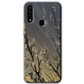 Oppo A31 Branches Flowers Baskılı Uyumlu Silikon Kılıf