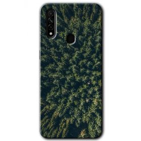 Oppo A31 Çam Ağacı Ormanı Baskılı Uyumlu Silikon Kılıf