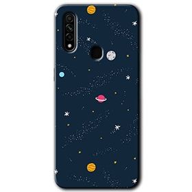 Oppo A31 Çizim Gezegen Baskılı Uyumlu Silikon Kılıf