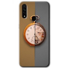 Oppo A31 Clocks Artwork Baskılı Uyumlu Silikon Kılıf