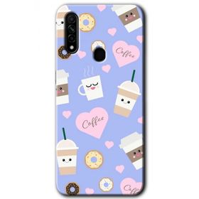 Oppo A31 Coffee Cake Baskılı Uyumlu Silikon Kılıf