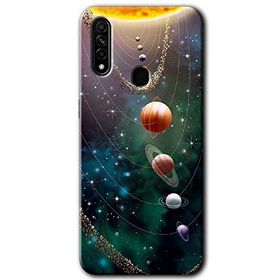 Oppo A31 Cosmos Baskılı Uyumlu Silikon Kılıf