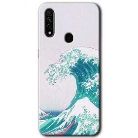 Oppo A31 Dalga Baskılı Uyumlu Silikon Kılıf