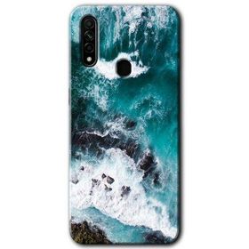 Oppo A31 Deniz Kıyısı Baskılı Uyumlu Silikon Kılıf